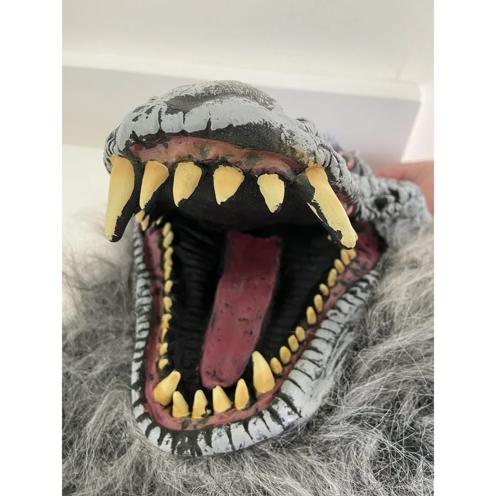 Kids XL Dragon Mask Halloween‎ Costume Gray Headpiece Hyde and Eek Boutique